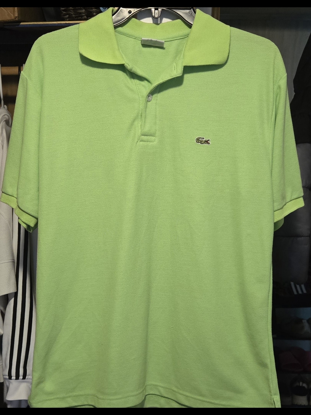 Lacoste Men's Polo Shirt in Neon Green